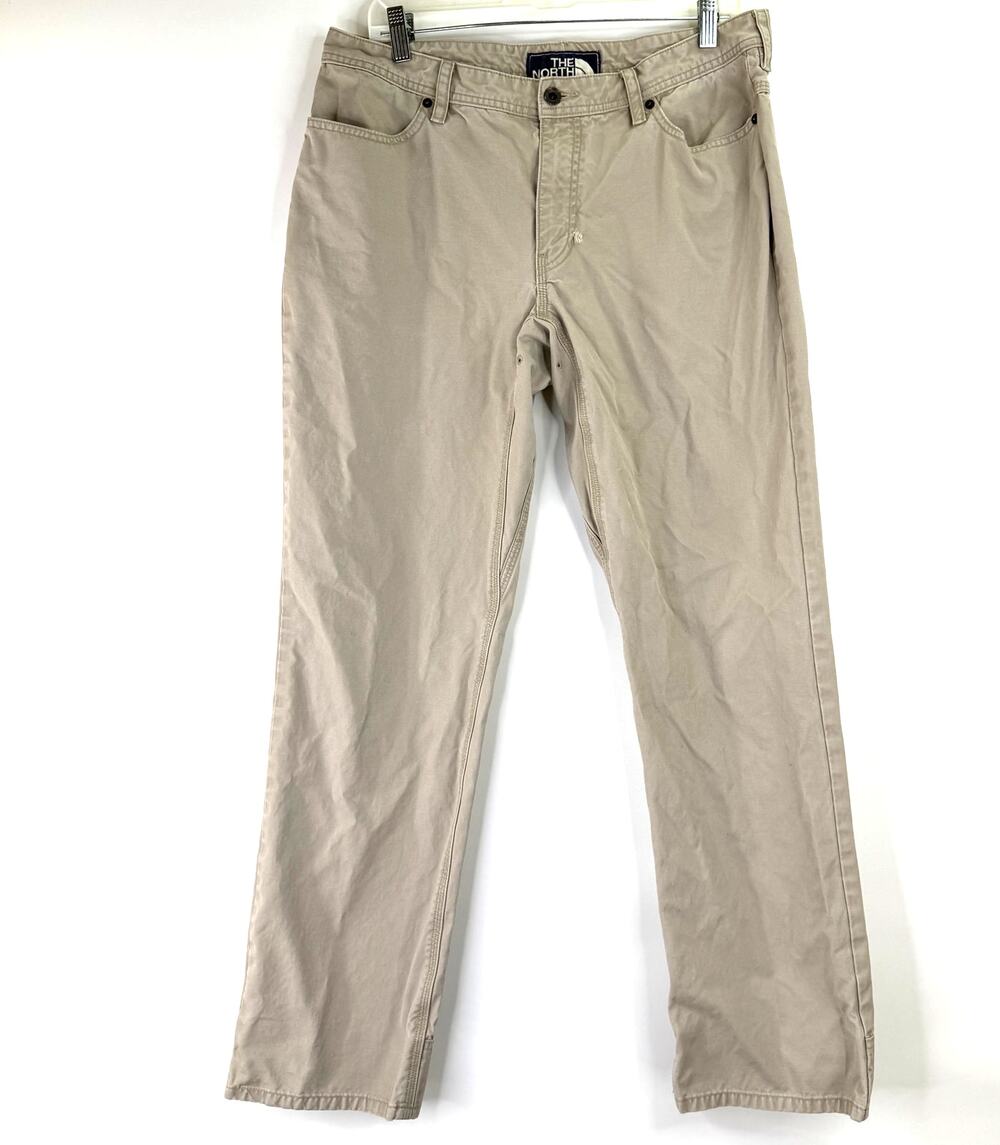 The North Face Men's Taupe Straight Leg Hiking Pants Size 34